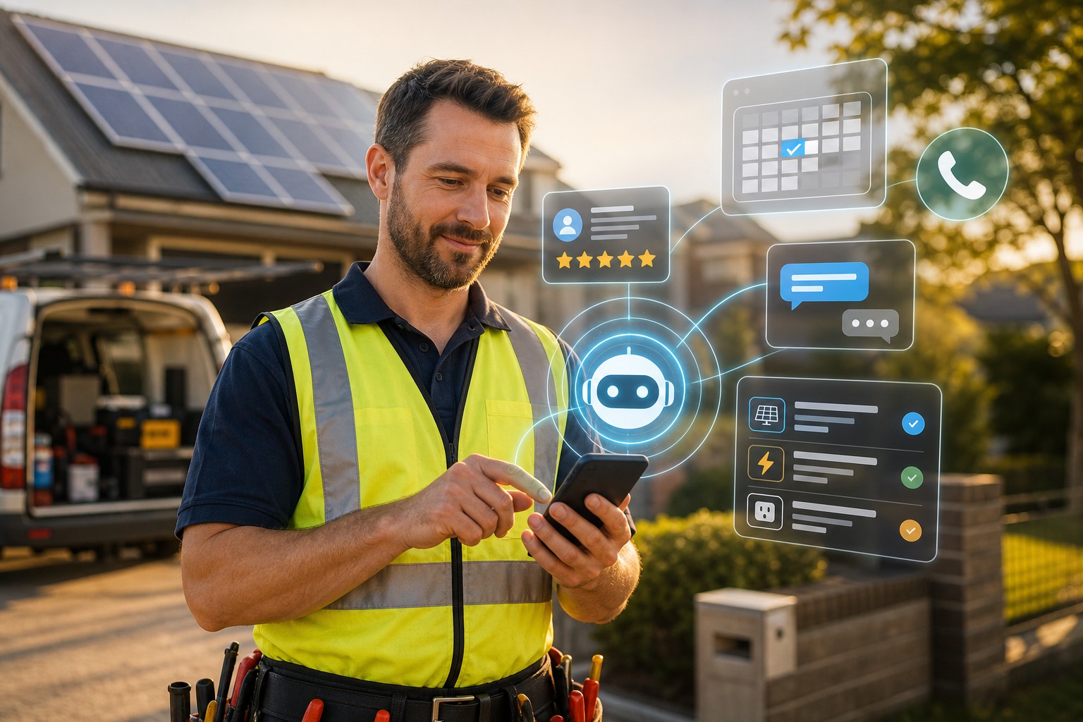 AI Business Assistants for Tradies: How Solar Installers and Electricians Are Reclaiming 10+ Hours a Week