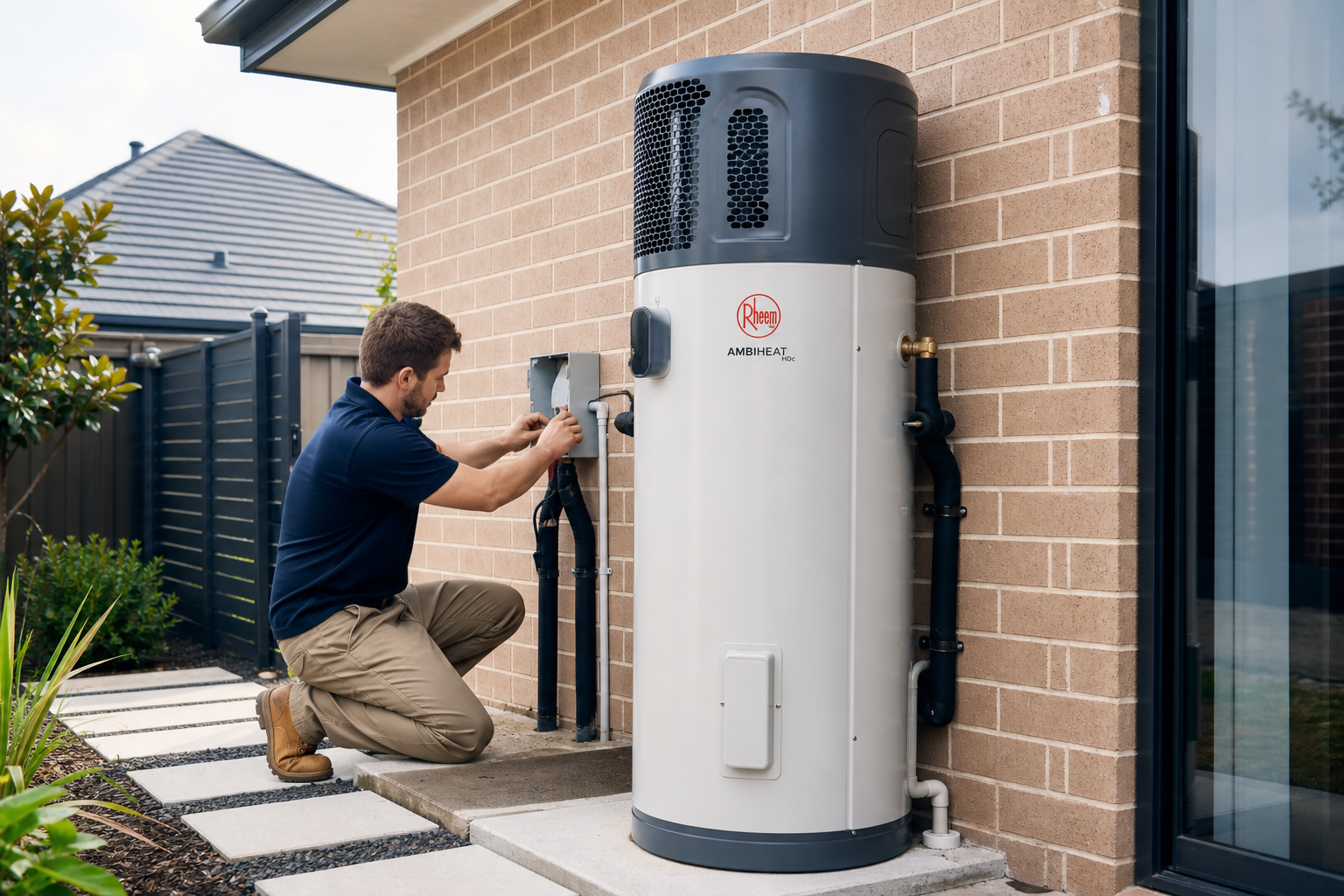 Heat Pump Hot Water for Electricians: Circuits, Rebates & Sales