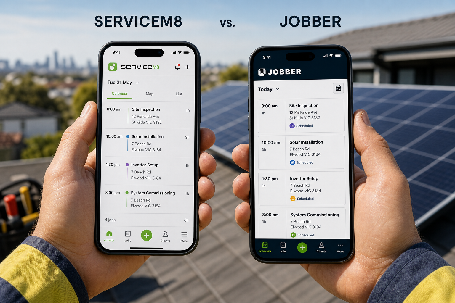 ServiceM8 vs Jobber: The 2026 Tradie Software Guide for Australian Solar and Electrical Businesses