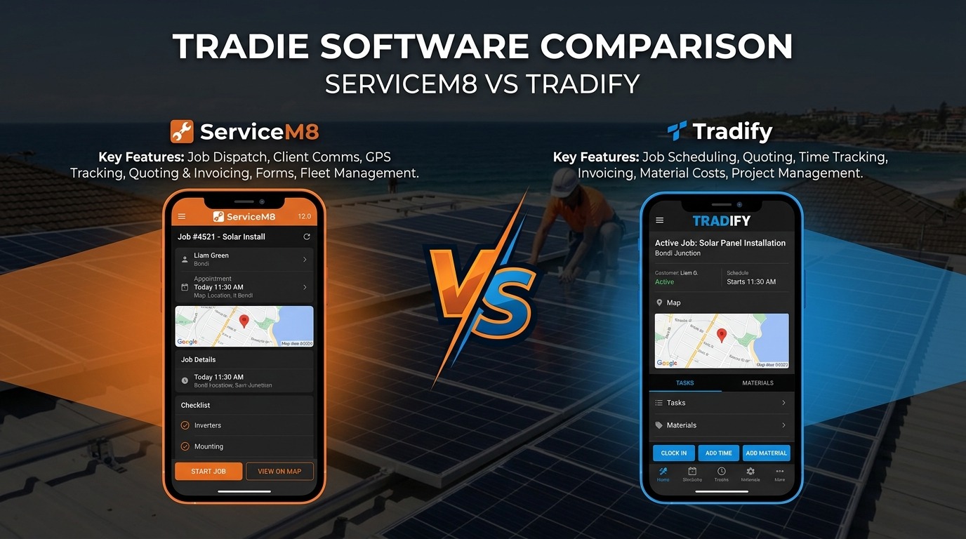 ServiceM8 vs Tradify: Which Is Better for Australian Trade Businesses in 2026?