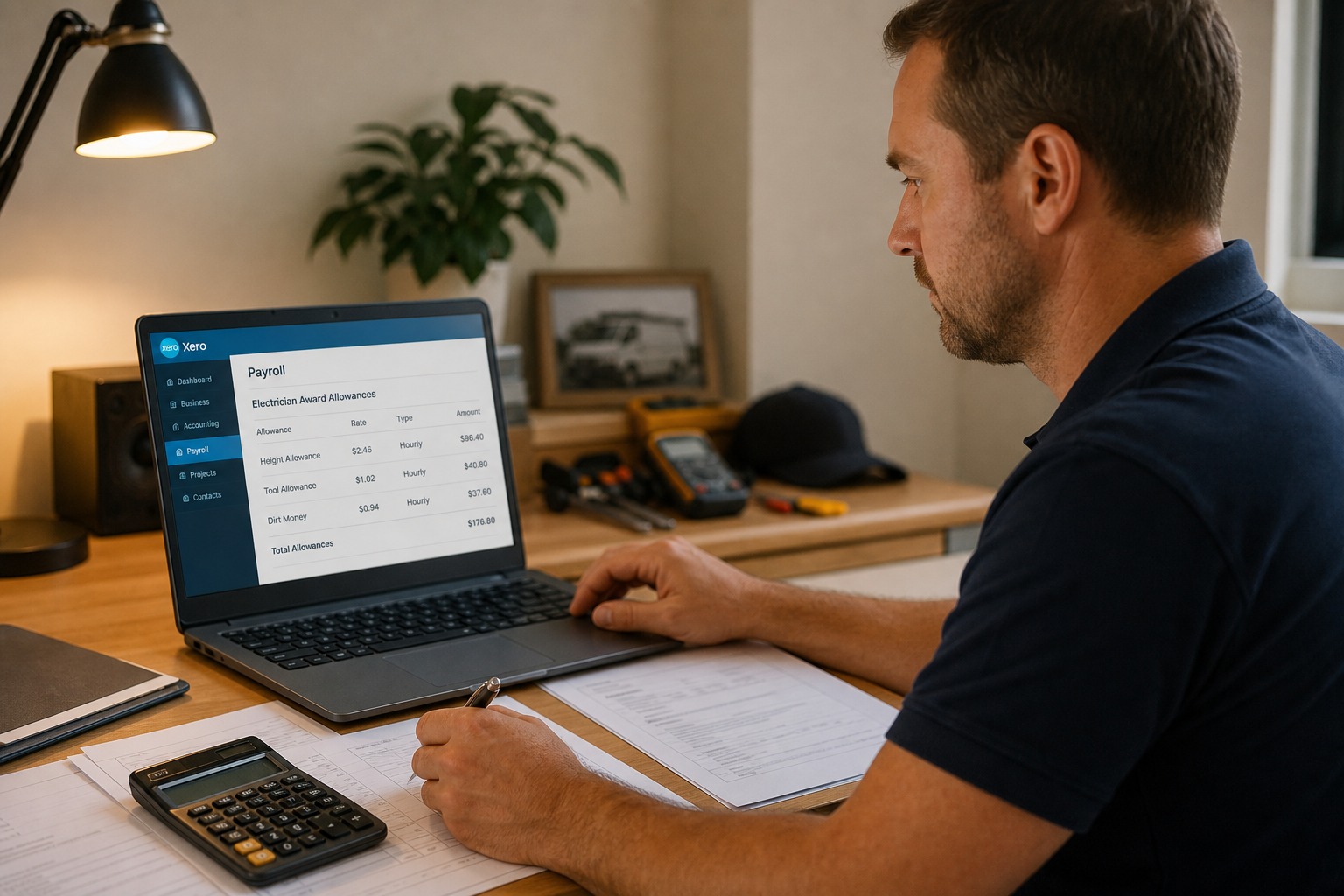 How to Set Up Electrical Award Allowances in Xero Payroll (Without the Manual Math)